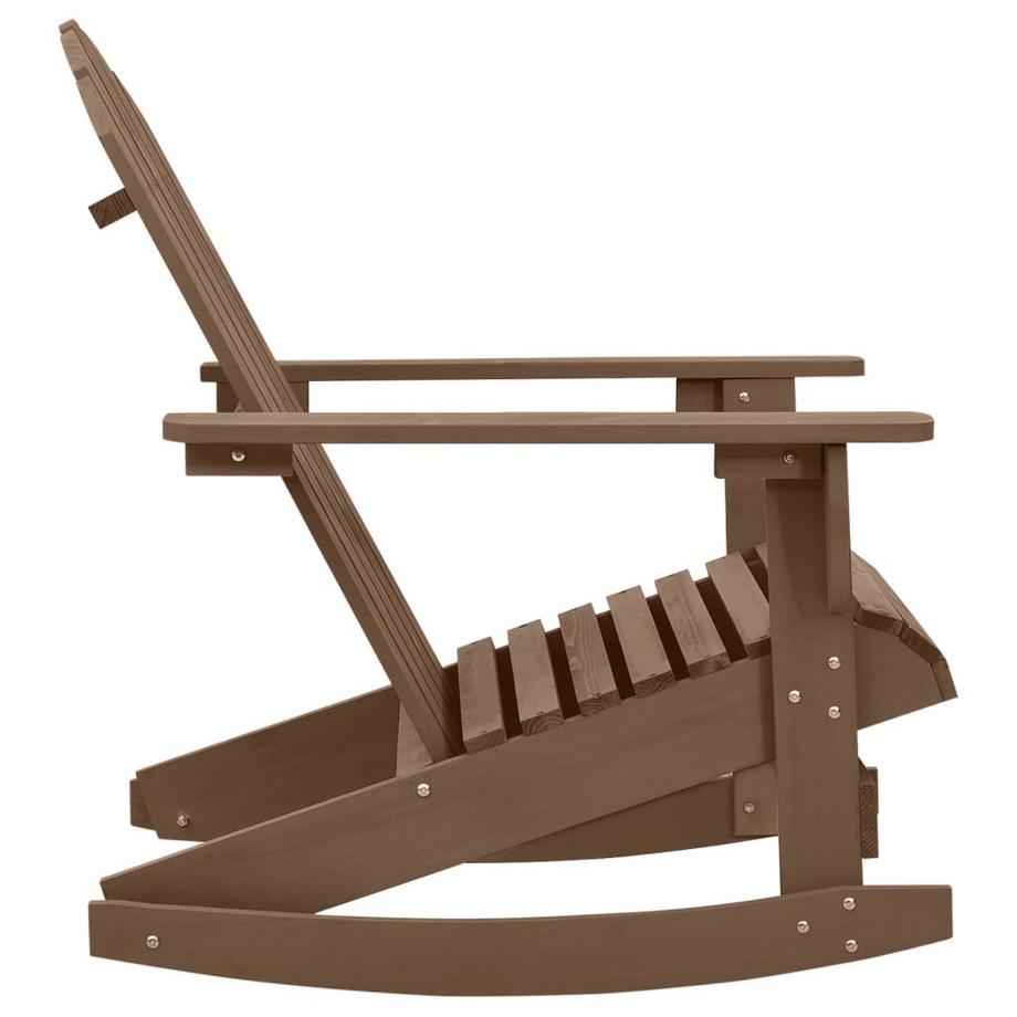 VidaXL Schaukelstuhl holz  