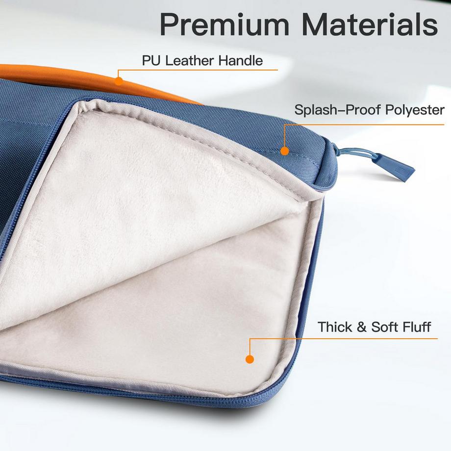 Only-bags.store Housse d'ordinateur portable pour MacBook Air Pro avec poignée  