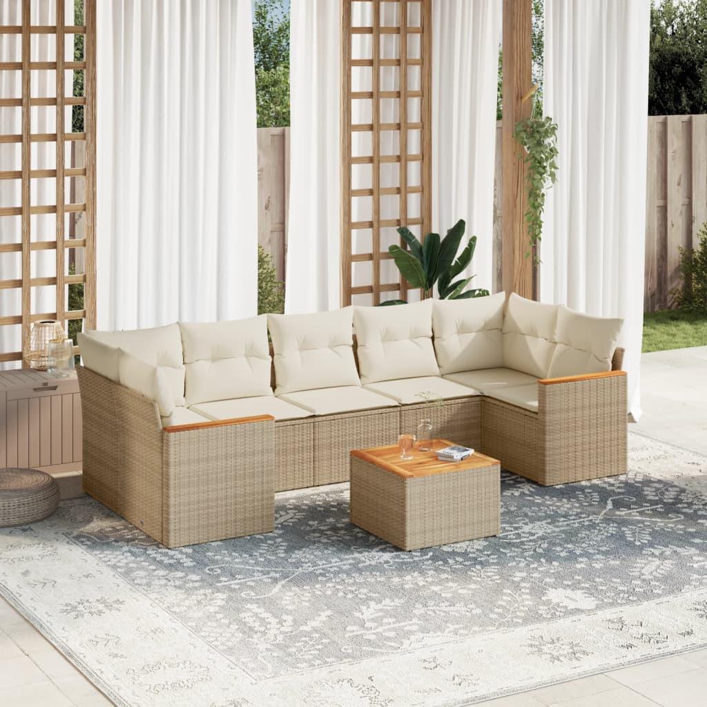 VidaXL Garten sofagarnitur poly-rattan  