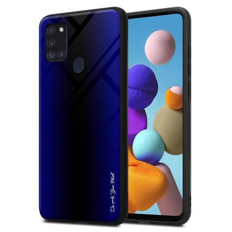 Cadorabo  Hülle für Samsung Galaxy A21s Streifen Optik 