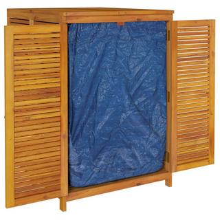 VidaXL Boîte de rangement de jardin bois d'acacia  