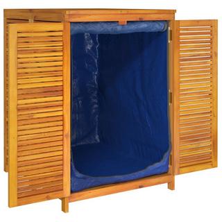 VidaXL Boîte de rangement de jardin bois d'acacia  