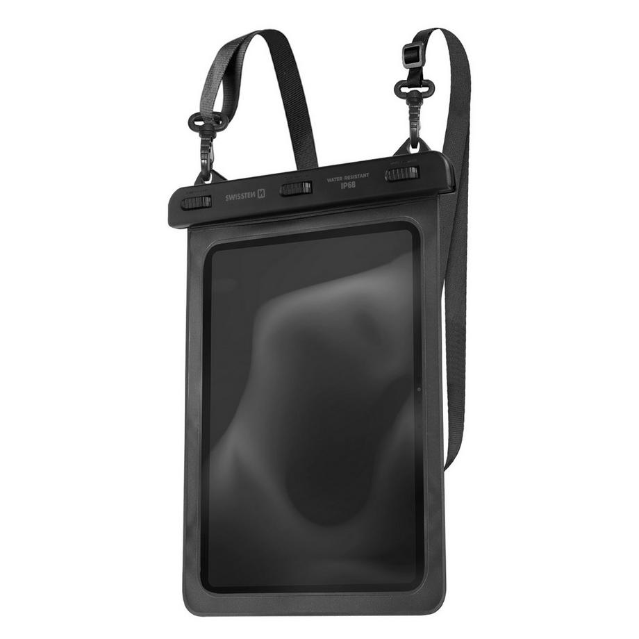 SWISSTEN  Custodia waterproof per tablet nera 