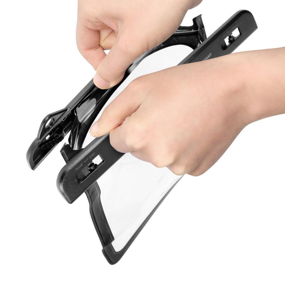 SWISSTEN  Custodia waterproof per tablet nera 