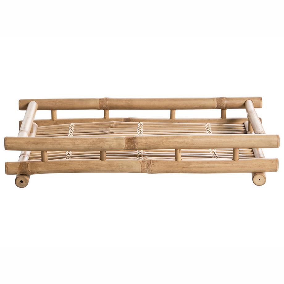 Beliani Table d'appoint en Bambou Scandinave MISICUNI  
