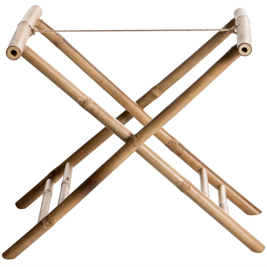 Beliani Table d'appoint en Bambou Scandinave MISICUNI  