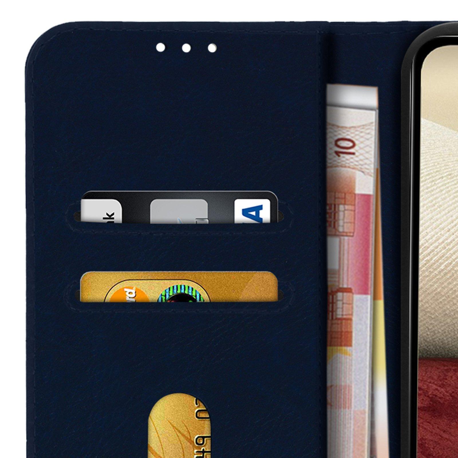 Avizar  Custodia folio per Galaxy A12 Blu 