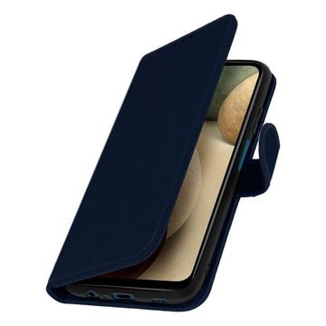 Custodia folio per Galaxy A12 Blu