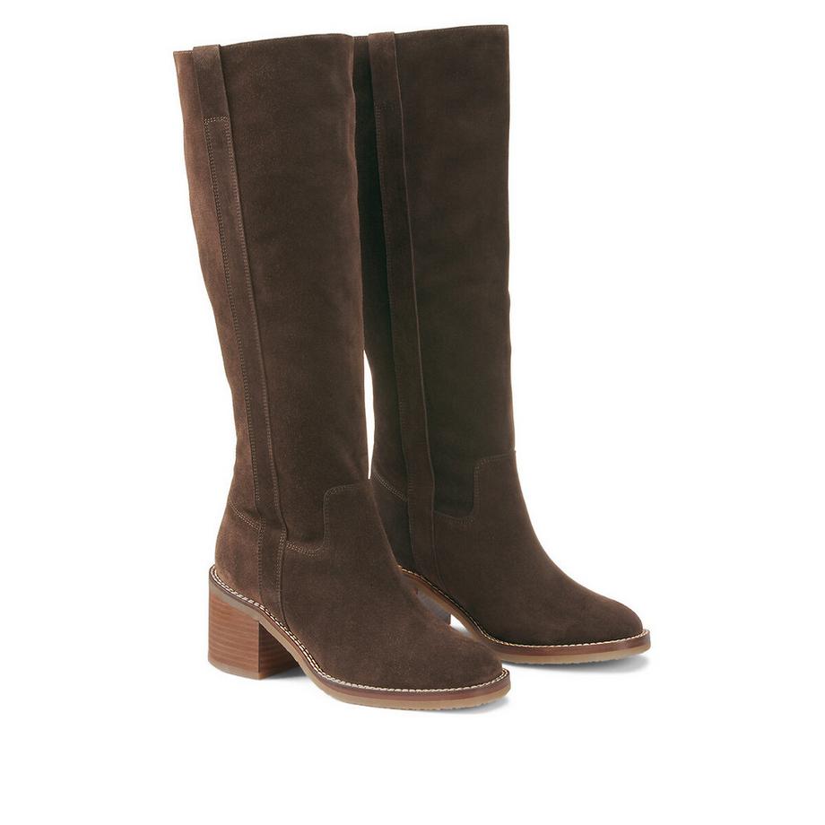 La Redoute Collections  Stiefel aus Veloursleder 