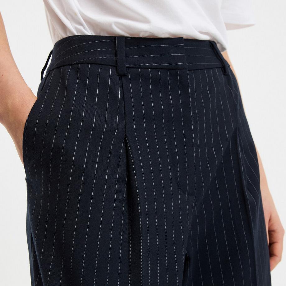 La Redoute Collections Bermuda a righe con pinces  