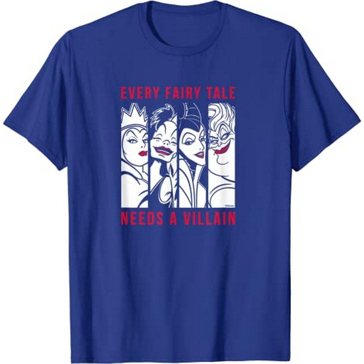 Image of Every Fairy Tale Needs A Villain Tshirt Herren Marine S