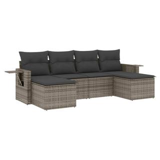 VidaXL set divano da giardino Polirattan  