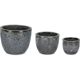 mutoni Cache-pot Duyen anthracite (lot de 3)  