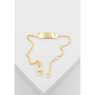 MUAU Schmuck  Bracelet Anker Gelbgold 750, 1.8mm, 14cm 