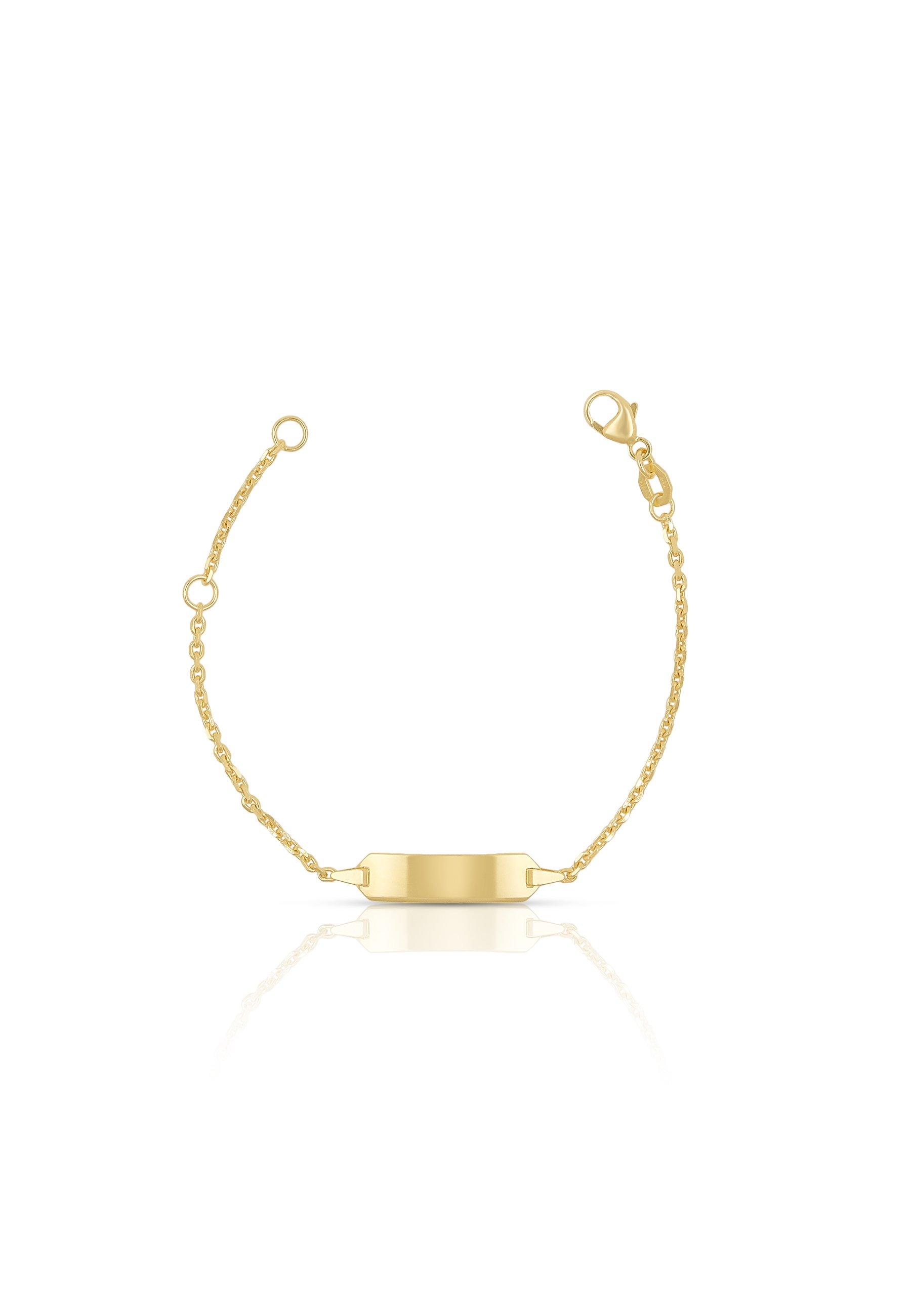 MUAU Schmuck  Bracelet Anker Gelbgold 750, 1.8mm, 14cm 