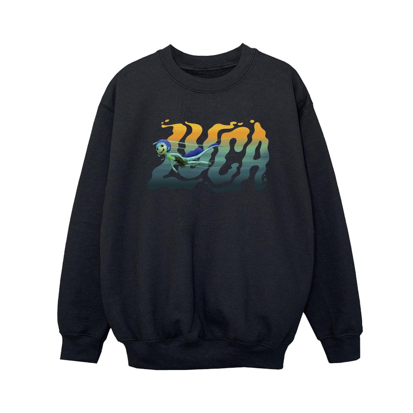 Image of Luca Swim Sweatshirt Unisex Schwarz 140/146