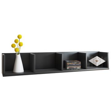 Holzregal hängend | platzsparendes Regal | Maße: H. 15 x B. 97 x T. 17 cm | Elegantes Regal hängend | Aufbewahrungsregal | Bücherregal | Wandboard -