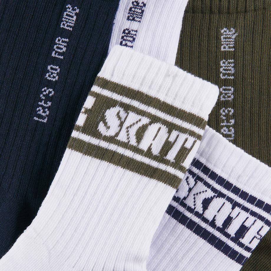 La Redoute Collections  5er-Pack Socken mit Schriftzug 