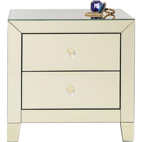 KARE Design Commode Small Luxury Champagne 2 tiroirs  