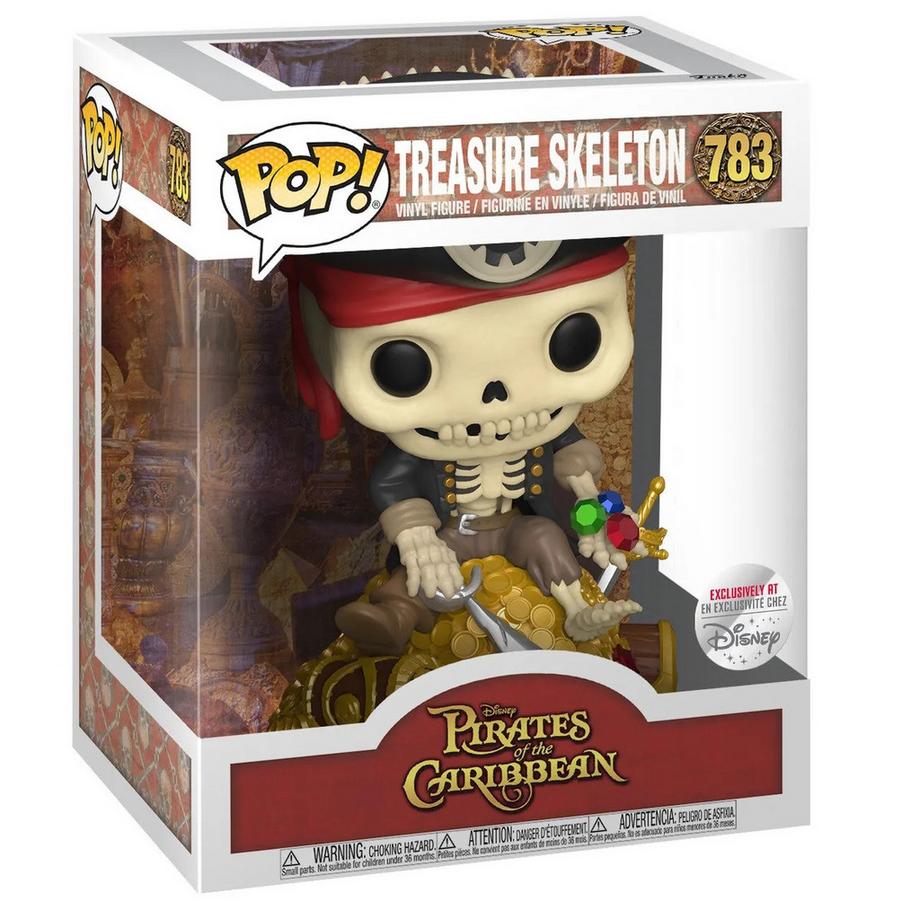 Funko  POP - Disney - Pirates des Caraibes - 783 - Squelette au trésors - Disney Exclusive Edition 