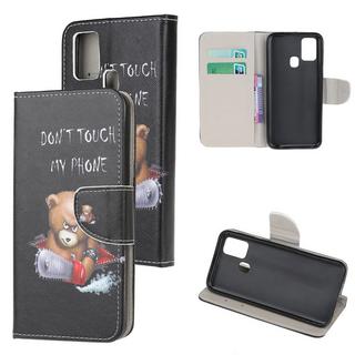 Cover-Discount  Galaxy A21s - Leder Hülle Motiv 