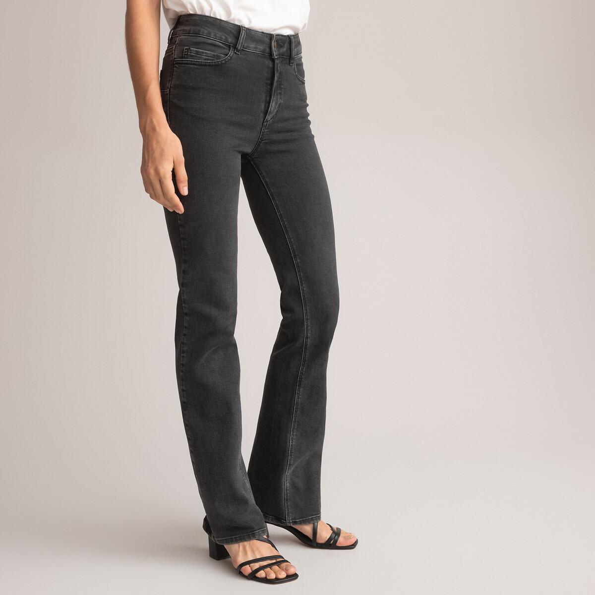 Image of Bootcut-jeans Mit Push-up-effekt Damen Schwarz 38