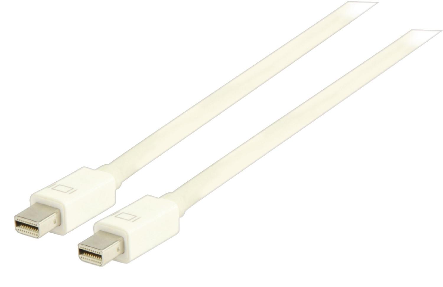 Image of Mini DisplayPort Kabel Mini DisplayPort hane - Mini DisplayPort hane 3.00 m Vit