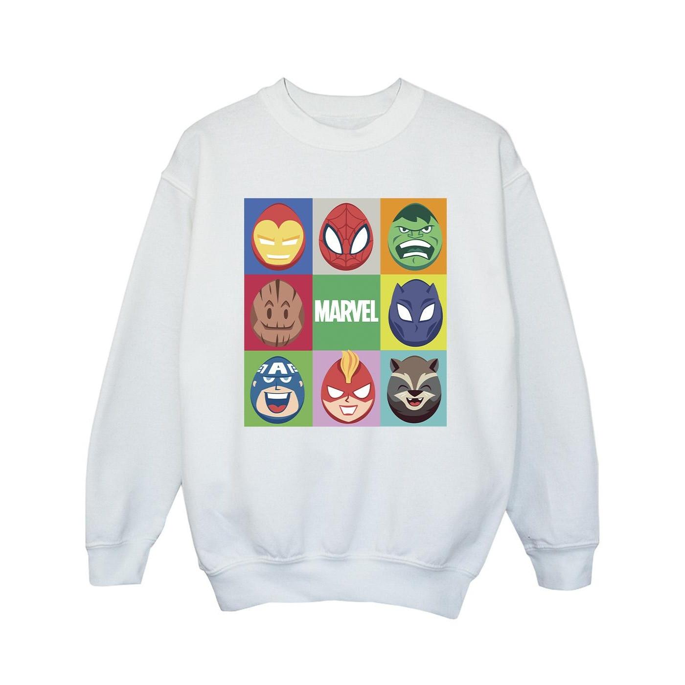 Image of Easter Eggs Sweatshirt Mädchen Weiss 152-158