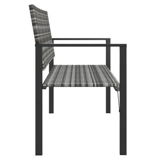 VidaXL Gartenbank poly-rattan  