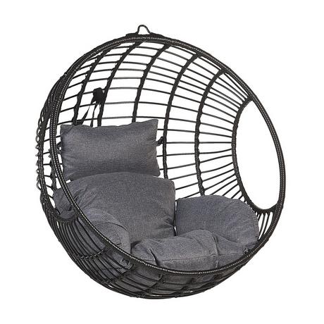 Beliani Hängesessel aus PE Rattan Retro ASPIO  