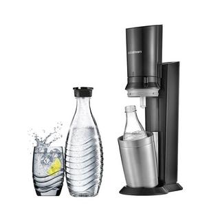 sodastream Crystal blackmetal inkl. 1 Glaskaraffen Quick Connect  
