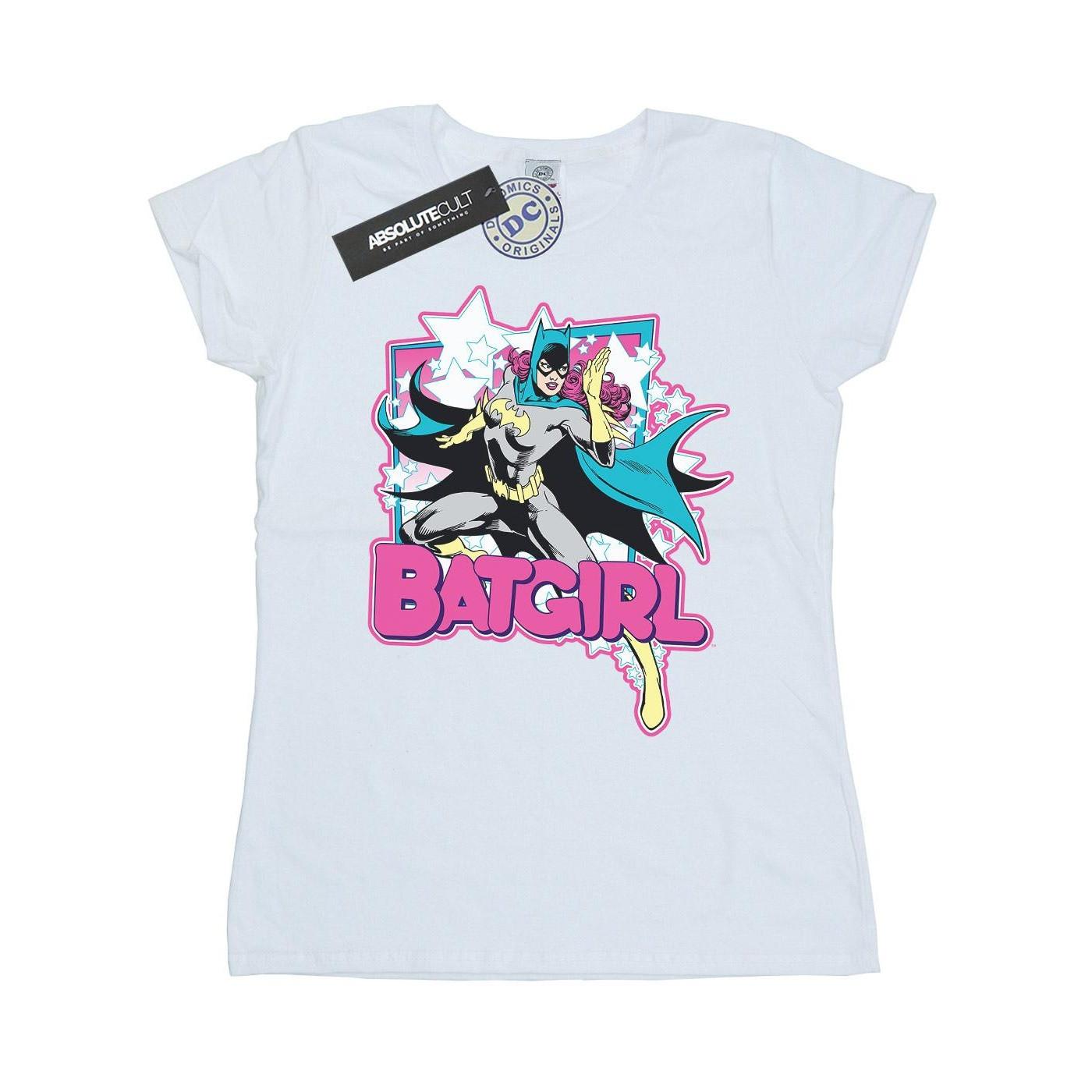 Image of Batgirl Leap Tshirt Damen Weiss S