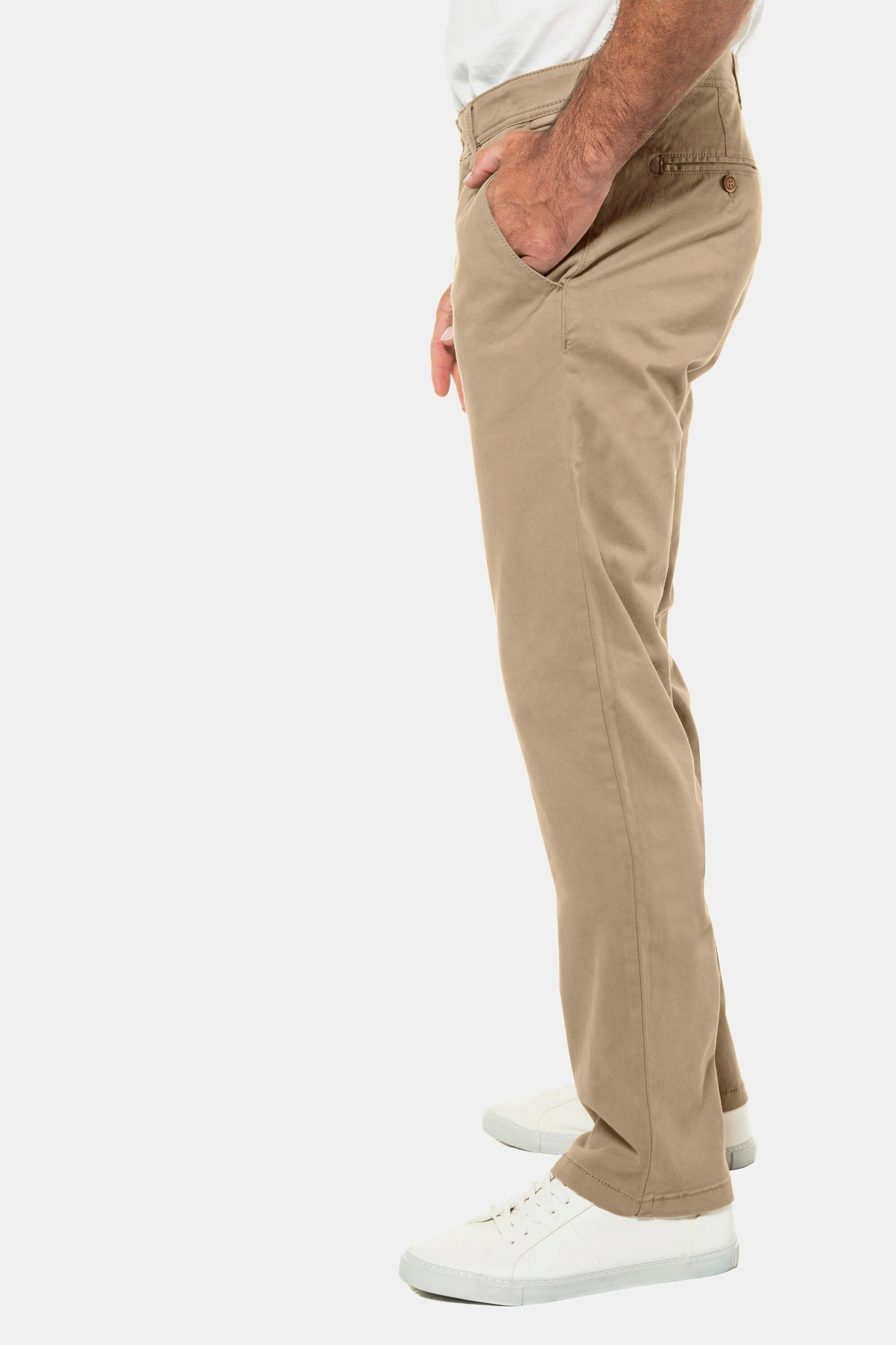 JP1880  Pantaloni chino con cintura elastica e vestibilità normale, fino alla tg. 70/35 