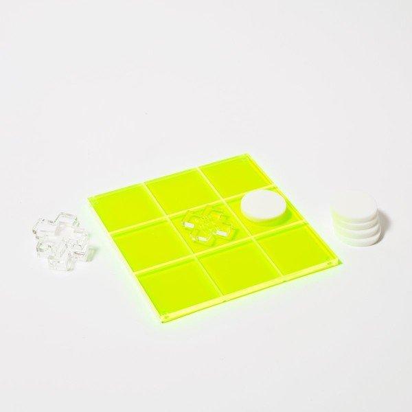 Image of Tic Tac Toe Spiel - Limited Edition Gelb Neon
