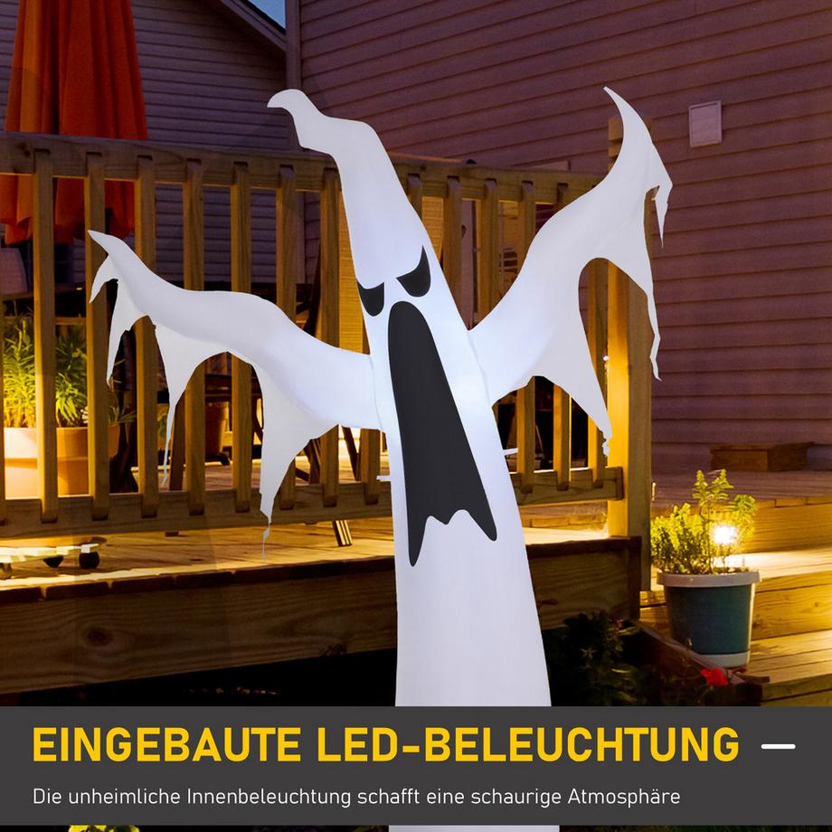 HOMCOM Fantôme gonflable d'Halloween  