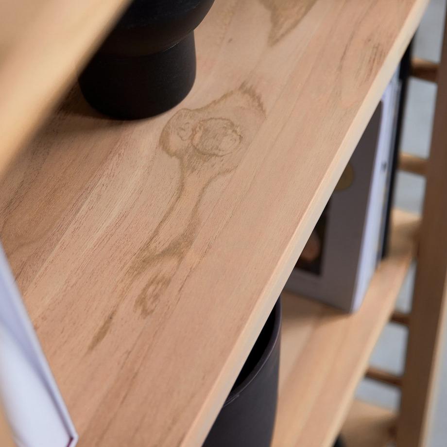 Tikamoon Bibliothèque haute en teck massif Sera  