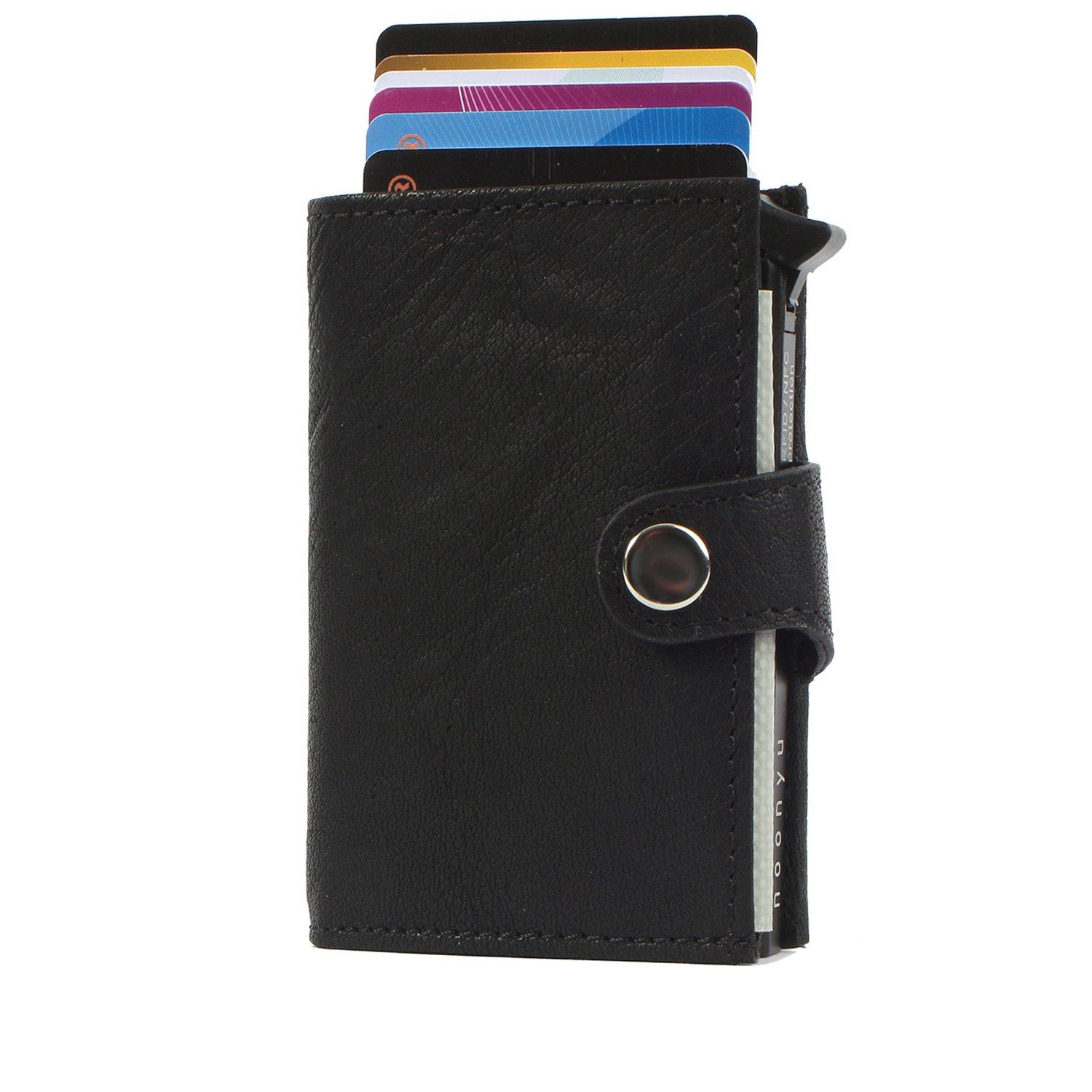 Margelisch Mini Portafoglio Single Leather Deepblack  