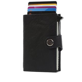 Margelisch Mini Portafoglio Single Leather Deepblack  