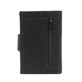 Margelisch Mini Portafoglio Single Leather Deepblack  