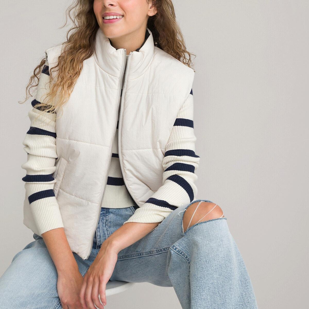 Image of Wende-steppweste Mädchen Schwarz XXXS