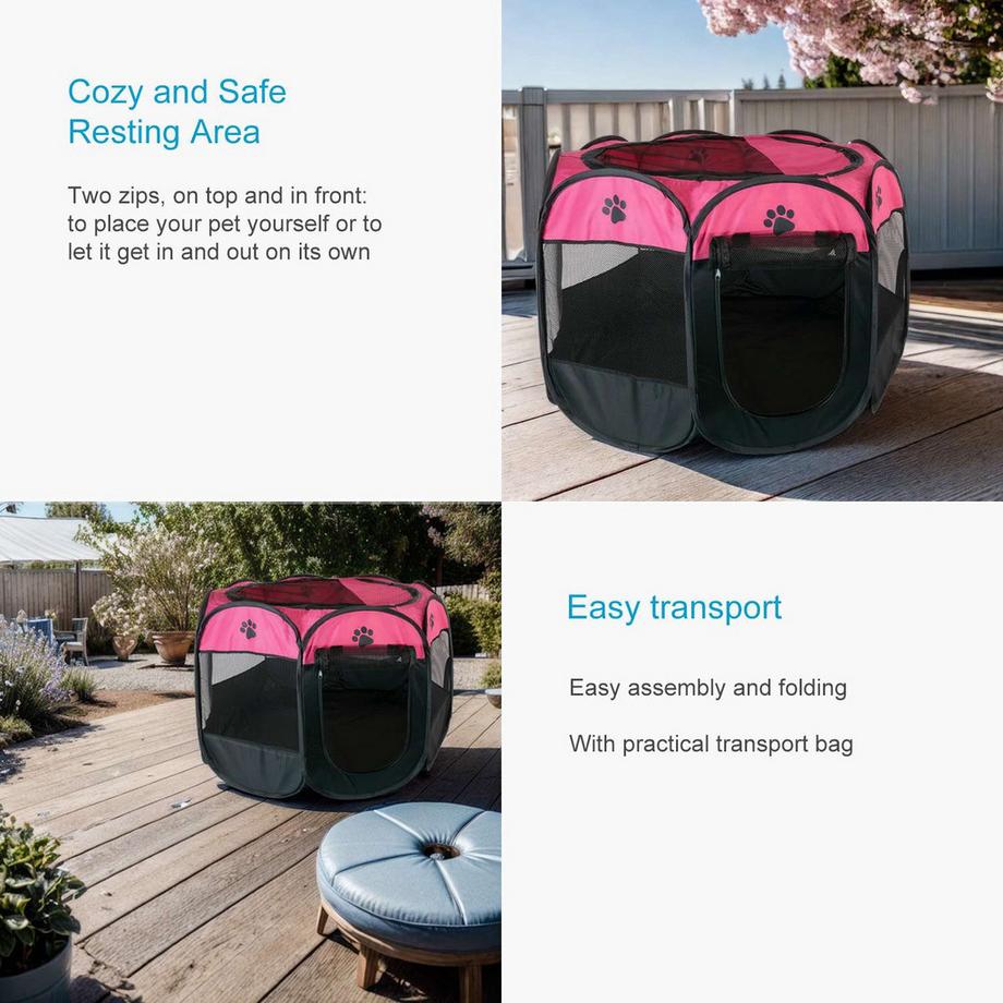 Intirilife  Parc Pour Animaux De Compagnie, Tente De Jeu 