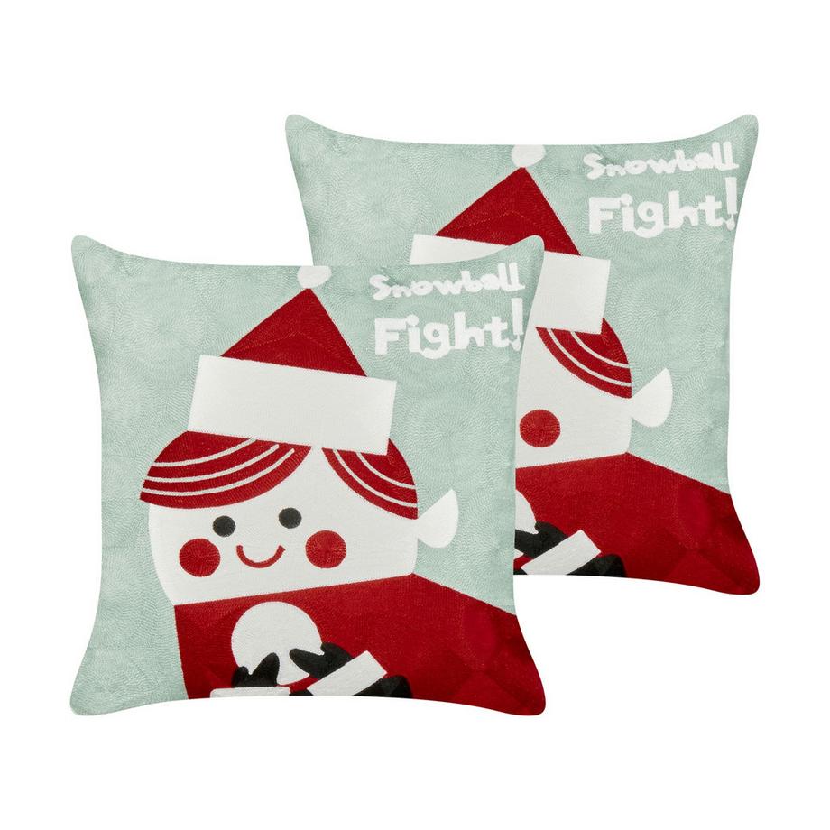 Dekokissen 2er Set aus Baumwolle  PUDDING