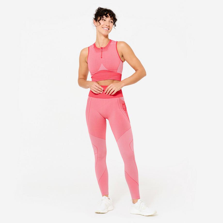 DOMYOS  Leggings  Seamless Hohe Taille 