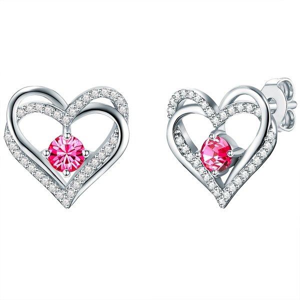 Rafaela Donata  Femme Clous d'oreilles à cristaux Swarovski® Coeur 