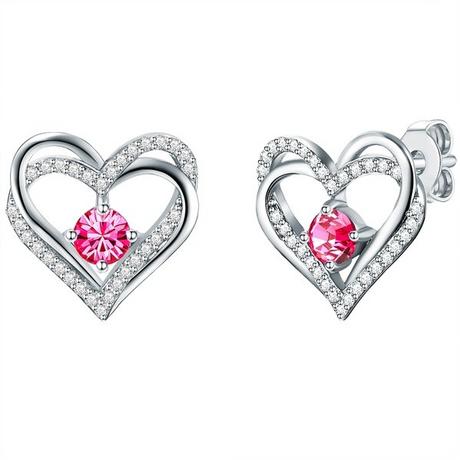 Rafaela Donata  Femme Clous d'oreilles à cristaux Swarovski® Coeur 