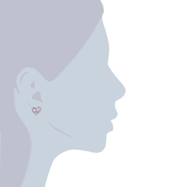 Rafaela Donata  Femme Clous d'oreilles à cristaux Swarovski® Coeur 