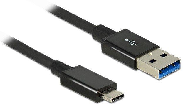 Image of 1m USB 3.1 Gen 2 Type-C/Type-A USB Kabel USB 3.2 Gen 2 (3.1 Gen 2) USB A USB C Schwarz