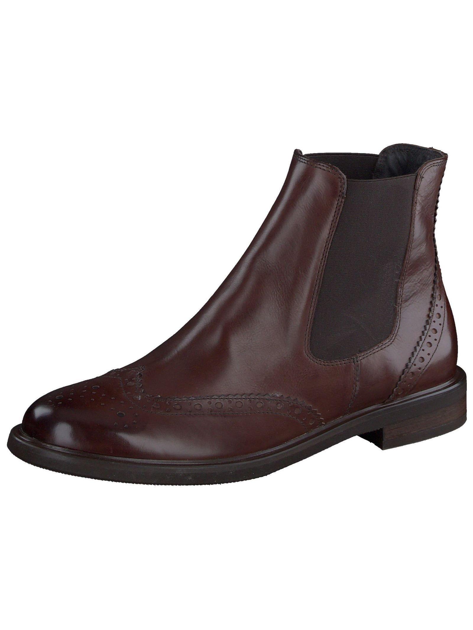 Image of Stiefelette Damen Braun Leder 37