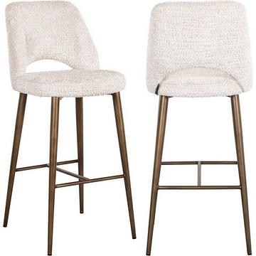Chaise de bar Delphine lovely cream