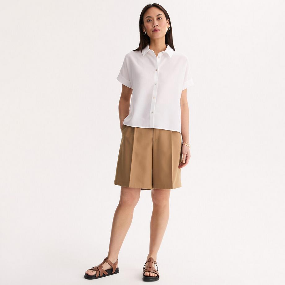 La Redoute Collections Pantaloncini con vita alta  
